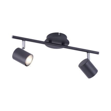 Leuchten Direkt 11942-13 - LED-kohdevalo TARIK 2xGU10/5W/230V antrasiitti