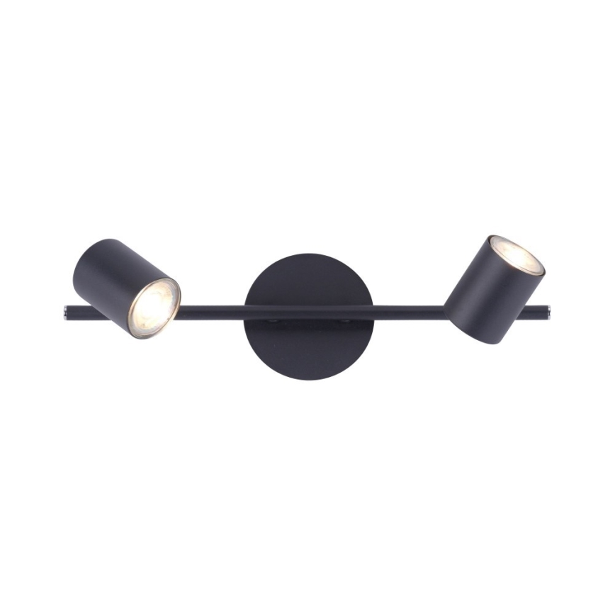 Leuchten Direkt 11942-13 - LED-kohdevalo TARIK 2xGU10/5W/230V antrasiitti