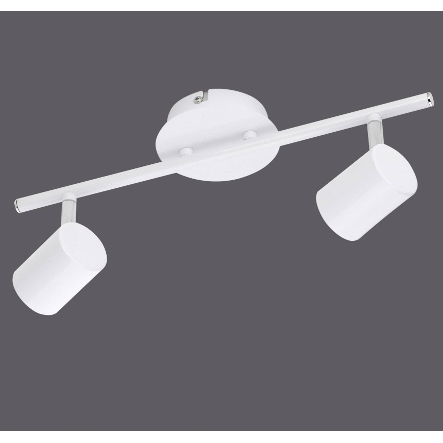 Leuchten Direkt 11942-16 - LED-kohdevalo TARIK 2xGU10/5W/230V valkoinen