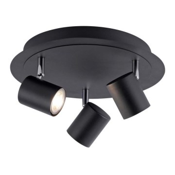Leuchten Direkt 11943-13 - LED-kohdevalo ARIK 3xGU10/5W/230V antrasiitti