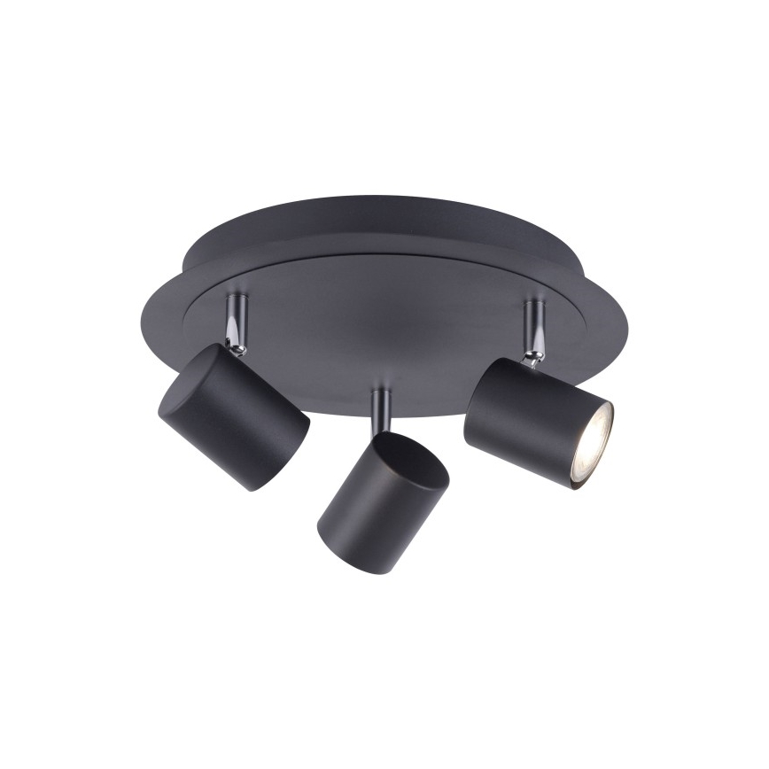 Leuchten Direkt 11943-13 - LED-kohdevalo ARIK 3xGU10/5W/230V antrasiitti