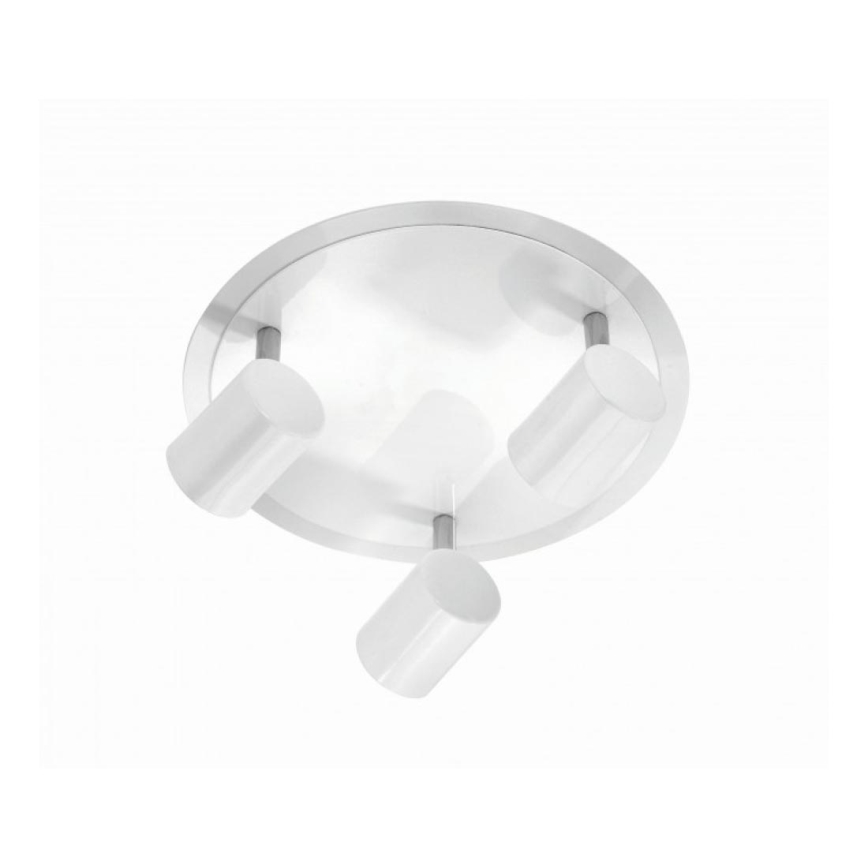 Leuchten Direkt 11943-16 - LED-kohdevalo TARIK 3xGU10/5W/230V valkoinen
