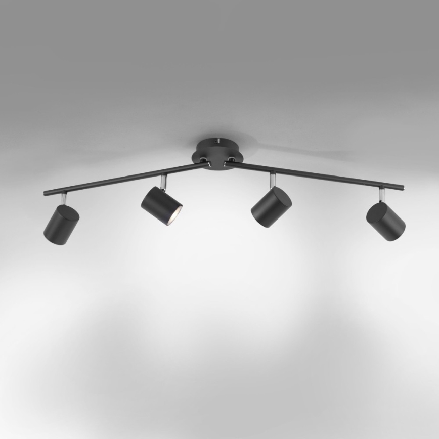 Leuchten Direkt 11944-13 - LED-kohdevalo ARIK 4xGU10/5W/230V antrasiitti