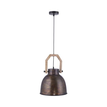 Leuchten Direkt 11986-18 - Kattokruunu johdossa SAMIA 1xE27/40W/230V mangopuu