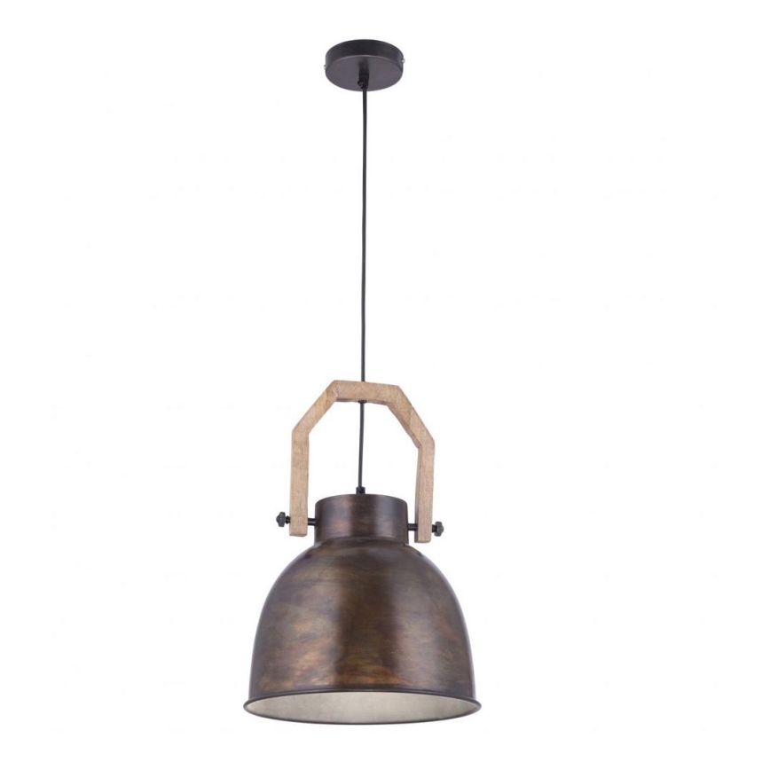 Leuchten Direkt 11986-18 - Kattokruunu johdossa SAMIA 1xE27/40W/230V mangopuu