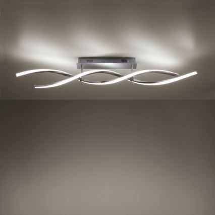 Leuchten Direkt 11993-55 - LED RGB Himmennettävä pinta-asetettava kattokruunu SWING 2xLED/8,5W/230V 2700-5000K + kauko-ohjain
