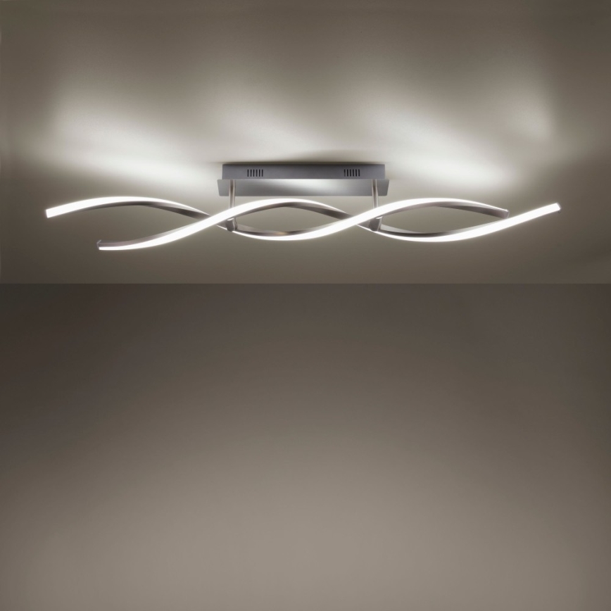Leuchten Direkt 11993-55 - LED RGB Himmennettävä pinta-asetettava kattokruunu SWING 2xLED/8,5W/230V 2700-5000K + kauko-ohjain