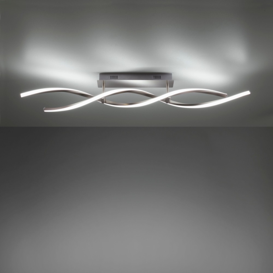 Leuchten Direkt 11993-55 - LED RGB Himmennettävä pinta-asetettava kattokruunu SWING 2xLED/8,5W/230V 2700-5000K + kauko-ohjain