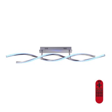 Leuchten Direkt 11993-55 - LED RGB Himmennettävä pinta-asetettava kattokruunu SWING 2xLED/8,5W/230V 2700-5000K + kauko-ohjain