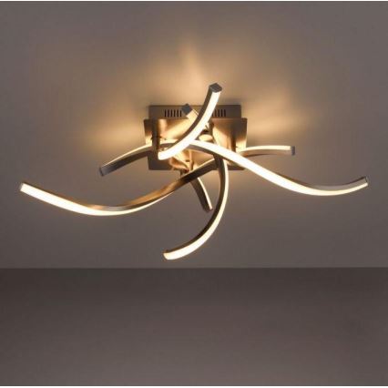 Leuchten Direkt 11995-55 - LED RGB Himmennettävä pinta-asetettava kattokruunu SWING LED/24,4W/230V 2700-5000K + kaukosäädin