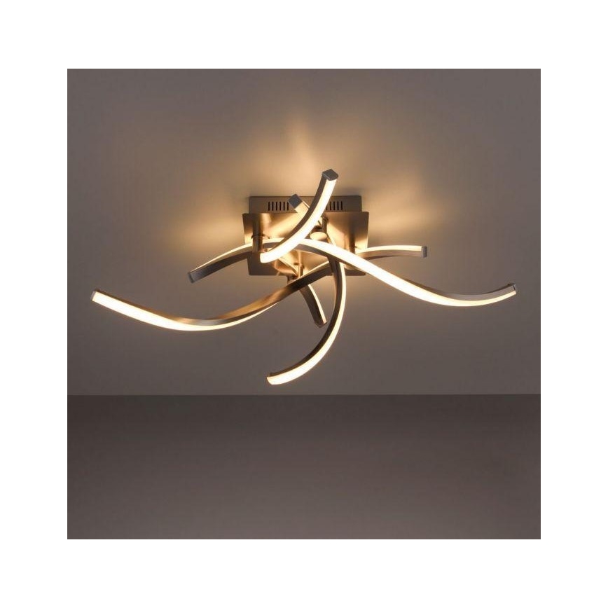 Leuchten Direkt 11995-55 - LED RGB Himmennettävä pinta-asetettava kattokruunu SWING LED/24,4W/230V 2700-5000K + kaukosäädin