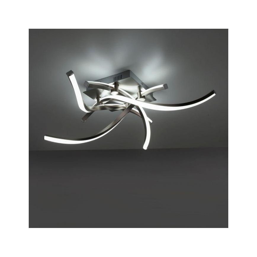 Leuchten Direkt 11995-55 - LED RGB Himmennettävä pinta-asetettava kattokruunu SWING LED/24,4W/230V 2700-5000K + kaukosäädin