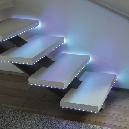 Leuchten Direkt 1210-70-BH - LED RGB Himmennettävä nauha TEANIA 3m 16,2W/12/230V + kauko-ohjain