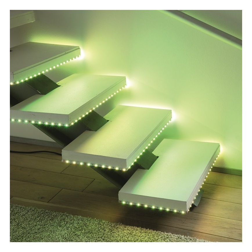 Leuchten Direkt 1210-70-BH - LED RGB Himmennettävä nauha TEANIA 3m 16,2W/12/230V + kauko-ohjain