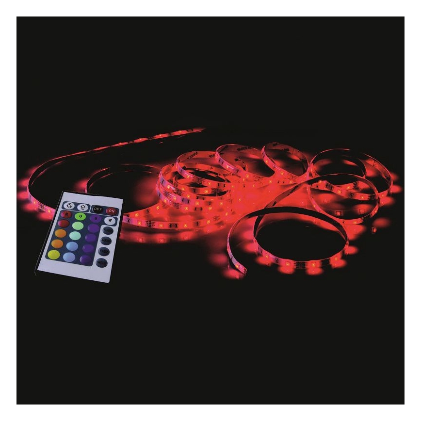 Leuchten Direkt 1210-70-BH - LED RGB Himmennettävä nauha TEANIA 3m 16,2W/12/230V + kauko-ohjain