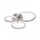Leuchten Direkt 12110-55 - LED-kattokruunu JOHANNA 1xLED/4,5W/230V+1xLED/6W+1xLED/7,5W