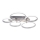 Leuchten Direkt 12112-55 - LED-kattokruunu JOHANNA 2xLED/11,5W/230V+2xLED/9W+1xLED/7W