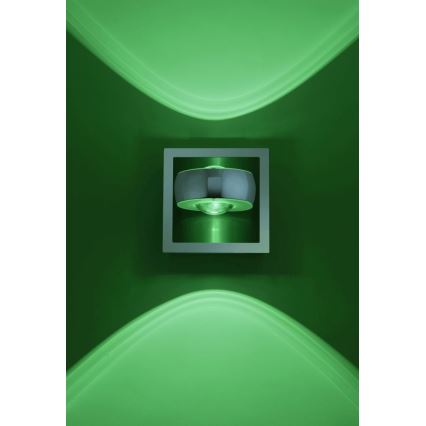 Leuchten Direkt 12471-55 -LED RGBW Himmennettävä seinäkohdevalo OPTI LED/6W/230V 2700-5000K + kauko-ohjain
