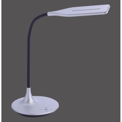 Leuchten Direkt 13061-21 - LED Kosketushimmennettävä pöytälamppu RAFAEL LED/5W/230V 2700-6000K silver