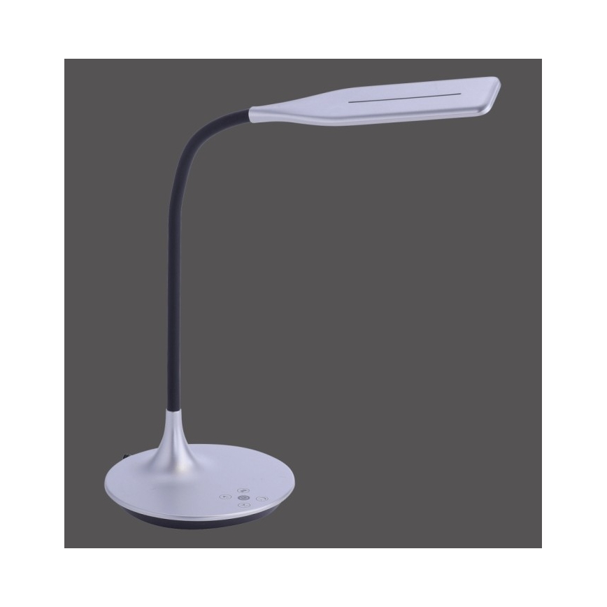 Leuchten Direkt 13061-21 - LED Kosketushimmennettävä pöytälamppu RAFAEL LED/5W/230V 2700-6000K silver