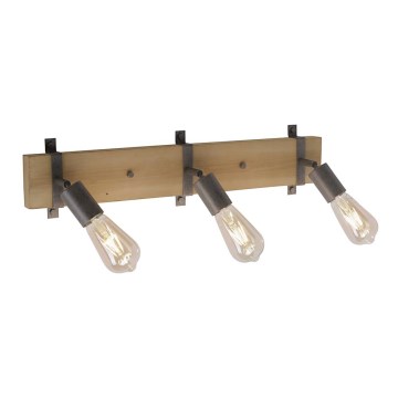 Leuchten Direkt 13473-79 - Seinävalaisin SLAT 3xE27/40W/230V