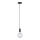 Leuchten Direkt 13570-18 - Kattokruunu johdossa DIY 1xE27/60W/230V musta