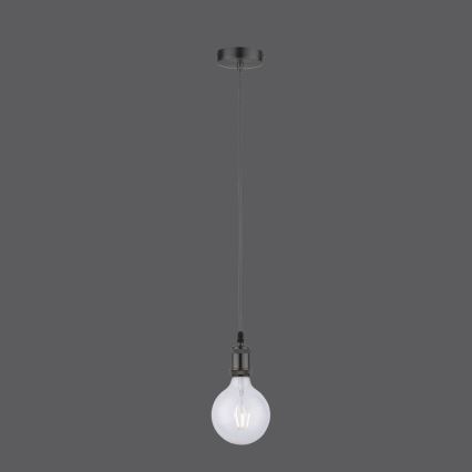 Leuchten Direkt 13570-18 - Kattokruunu johdossa DIY 1xE27/60W/230V musta
