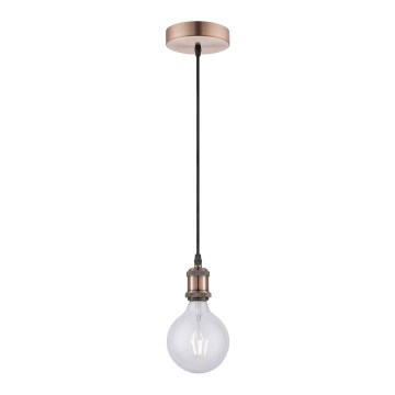 Leuchten Direkt 13570-20 - Kattokruunu johdossa DIY 1xE27/60W/230V kupari