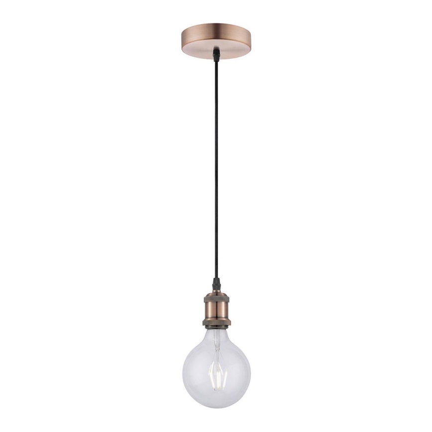Leuchten Direkt 13570-20 - Kattokruunu johdossa DIY 1xE27/60W/230V kupari