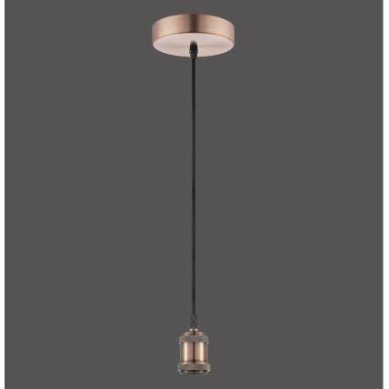 Leuchten Direkt 13570-20 - Kattokruunu johdossa DIY 1xE27/60W/230V kupari