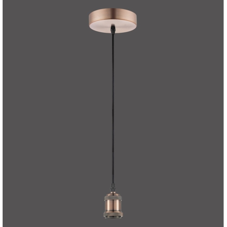 Leuchten Direkt 13570-20 - Kattokruunu johdossa DIY 1xE27/60W/230V kupari