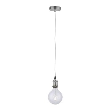 Leuchten Direkt 13570-55 - Kattokruunu johdossa DIY 1xE27/60W/230V mattakromi