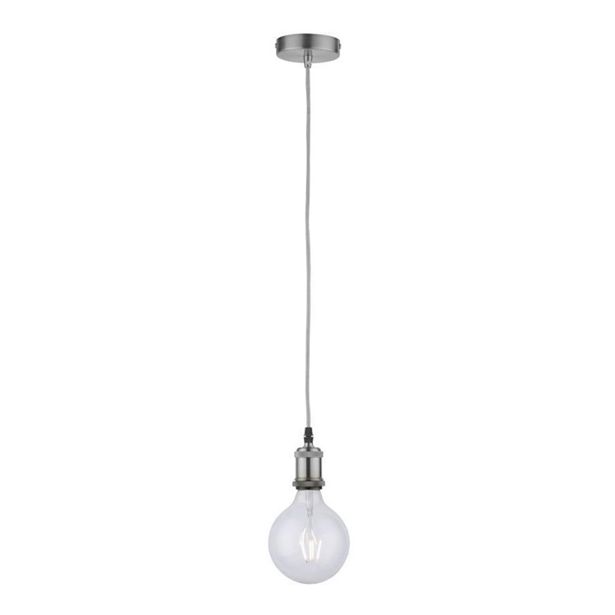 Leuchten Direkt 13570-55 - Kattokruunu johdossa DIY 1xE27/60W/230V mattakromi