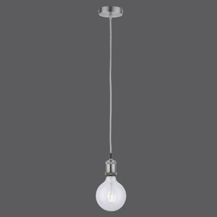 Leuchten Direkt 13570-55 - Kattokruunu johdossa DIY 1xE27/60W/230V mattakromi