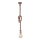 Leuchten Direkt 13572-79 - Kattokruunu johdossa DIY 1xE27/10W/230V ruskea