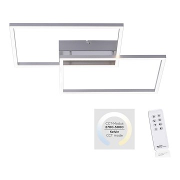 Leuchten Direkt 14017-55 - Himmennettävä LED-kattovalaisin IVEN 2xLED/20W/230V + kauko-ohjaus