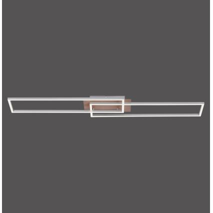 Leuchten Direkt 14019-78 - Himmennettävä LED-kattovalaisin IVEN 2xLED/20W/230V + kauko-ohjaus