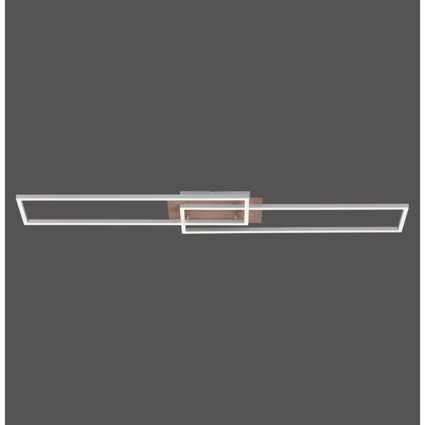 Leuchten Direkt 14019-78 - Himmennettävä LED-kattovalaisin IVEN 2xLED/20W/230V + kauko-ohjaus