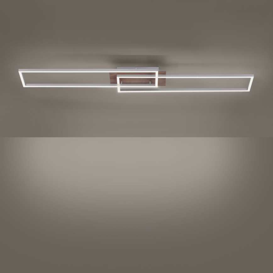 Leuchten Direkt 14019-78 - Himmennettävä LED-kattovalaisin IVEN 2xLED/20W/230V + kauko-ohjaus