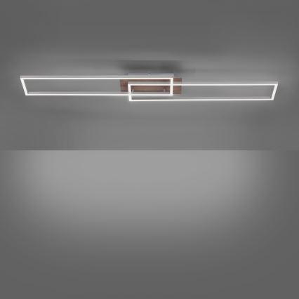 Leuchten Direkt 14019-78 - Himmennettävä LED-kattovalaisin IVEN 2xLED/20W/230V + kauko-ohjaus