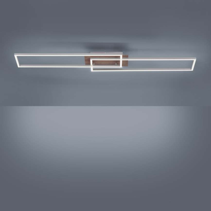 Leuchten Direkt 14019-78 - Himmennettävä LED-kattovalaisin IVEN 2xLED/20W/230V + kauko-ohjaus