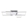 Leuchten Direkt 14030-55 - LED Pinta-asetettava kattokruunu IVEN 2xLED/12W/230V + 2xLED/5,5W