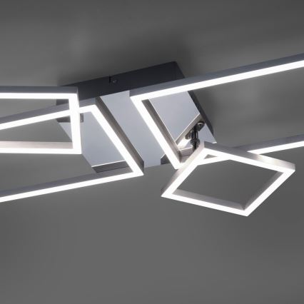 Leuchten Direkt 14030-55 - LED Pinta-asetettava kattokruunu IVEN 2xLED/12W/230V + 2xLED/5,5W
