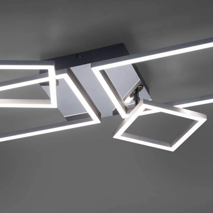 Leuchten Direkt 14030-55 - LED Pinta-asetettava kattokruunu IVEN 2xLED/12W/230V + 2xLED/5,5W