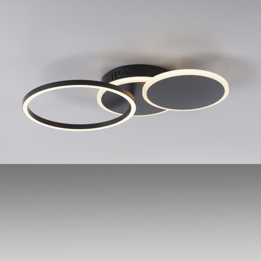 Leuchten Direkt 14116-18 - LED-kattovalaisin SEVENT LED/25,5W/230V musta