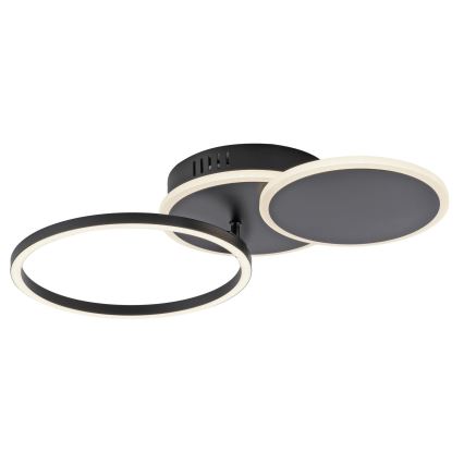 Leuchten Direkt 14116-18 - LED-kattovalaisin SEVENT LED/25,5W/230V musta
