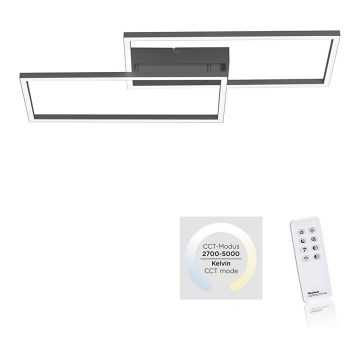 Leuchten Direkt 14140-18 - Himmennettävä LED-kattovalaisin IVEN 2xLED/13,5W/230V + kauko-ohjaus