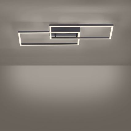 Leuchten Direkt 14140-18 - Himmennettävä LED-kattovalaisin IVEN 2xLED/13,5W/230V + kauko-ohjaus