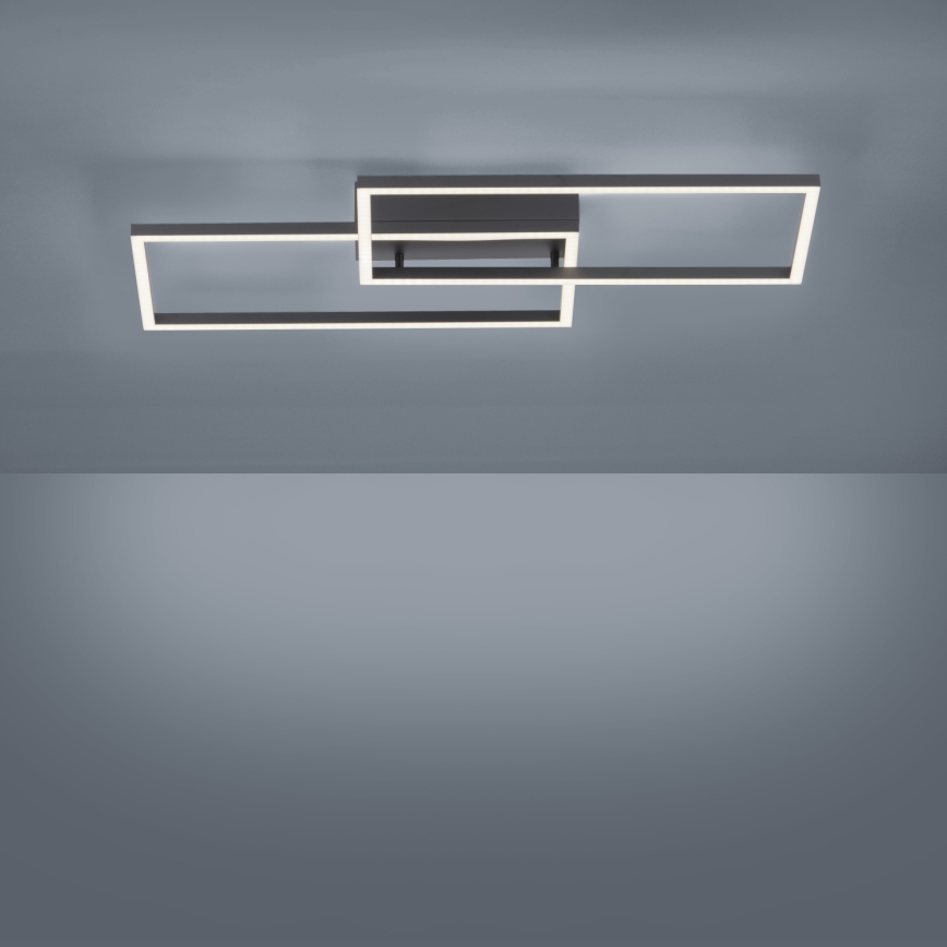 Leuchten Direkt 14140-18 - Himmennettävä LED-kattovalaisin IVEN 2xLED/13,5W/230V + kauko-ohjaus