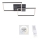 Leuchten Direkt 14141-18 - Himmennettävä LED-kattovalaisin IVEN 2xLED/14W/230V + kauko-ohjaus